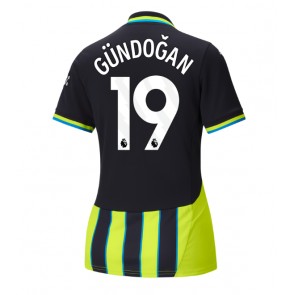 Manchester City Ilkay Gundogan #19 Dámské Venkovní Dres 2024-25 Krátký Rukáv